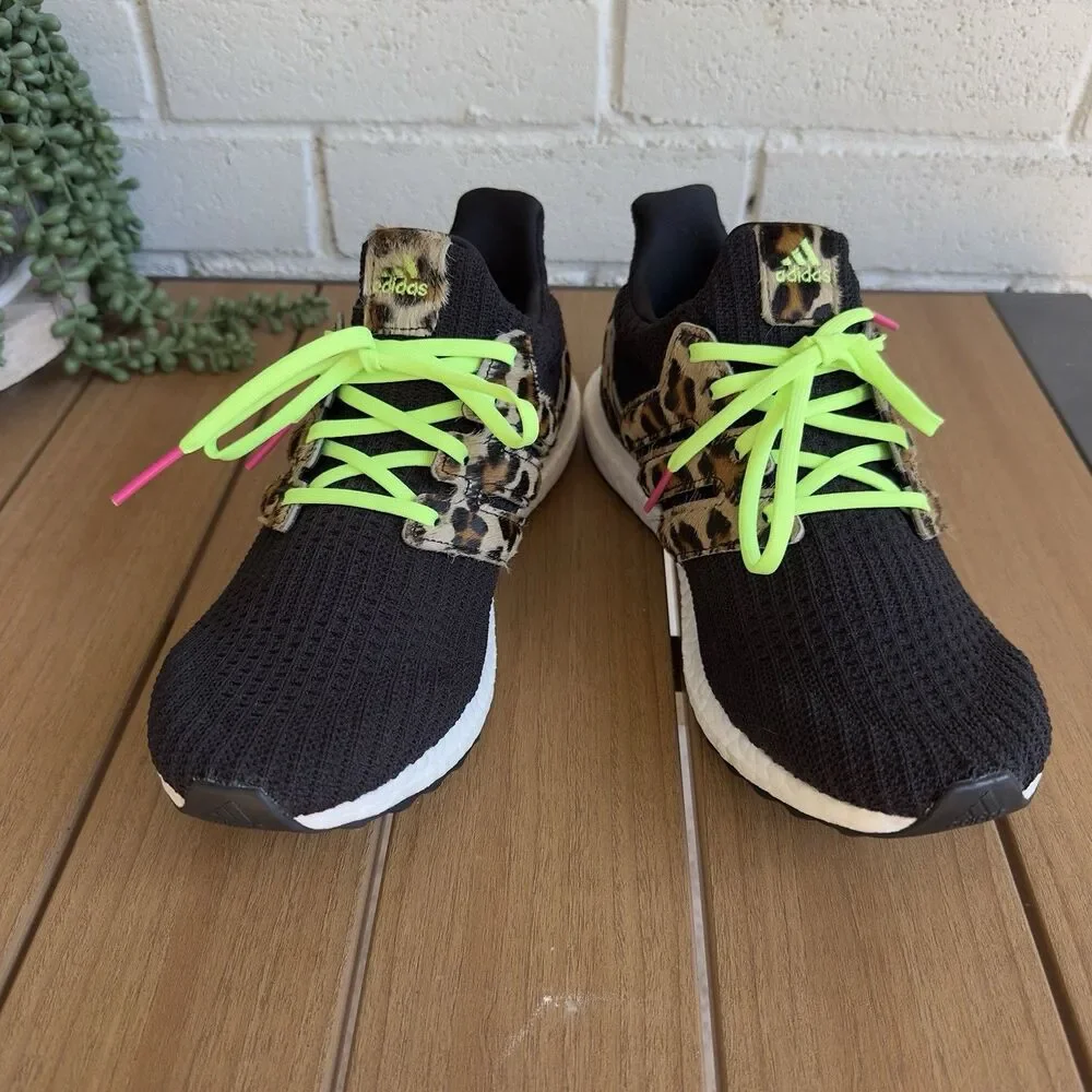 Adidas Mens Ultraboost DNA Animal Leopard Running Shoes Size 9.5M FZ2731